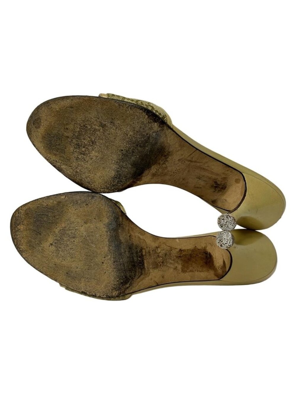 Gucci Mule 35.5 C Beige GG Pattern Leather - Picture 4 of 8